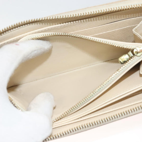 LOUIS VUITTON Damier Azur Zippy Wallet Long Wallet N60019 LV Auth 133941