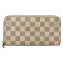LOUIS VUITTON Damier Azur Zippy Wallet Long Wallet N60019 LV Auth 133941-13