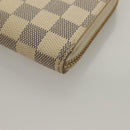 LOUIS VUITTON Damier Azur Zippy Wallet Long Wallet N60019 LV Auth 133941-7