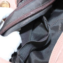 LOEWE Anagram Nappa Aire Tote Bag Leather Gold Pink Auth 133947-21