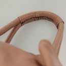 LOEWE Anagram Nappa Aire Tote Bag Leather Gold Pink Auth 133947-9