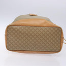 CELINE Macadam Canvas Shoulder Bag Beige Auth 133951-5