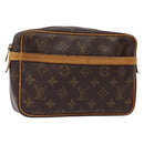 LOUIS VUITTON Monogram Compiegne 23 Clutch Bag M51847 LV Auth 133960-1