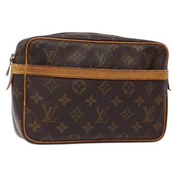 LOUIS VUITTON Monogram Compiegne 23 Clutch Bag M51847 LV Auth 133960