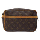 LOUIS VUITTON Monogram Compiegne 23 Clutch Bag M51847 LV Auth 133960-13