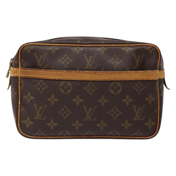 LOUIS VUITTON Monogram Compiegne 23 Clutch Bag M51847 LV Auth 133960