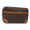 LOUIS VUITTON Monogram Compiegne 28 Clutch Bag M51845 LV Auth 133963-1