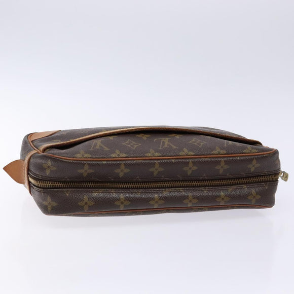 LOUIS VUITTON Monogram Compiegne 28 Clutch Bag M51845 LV Auth 133963