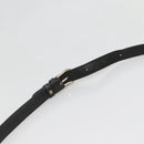 MCM Vicetos Logogram Shoulder Bag Leather 2way Black Auth 133981-10