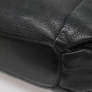 MCM Vicetos Logogram Shoulder Bag Leather 2way Black Auth 133981-12