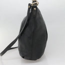 MCM Vicetos Logogram Shoulder Bag Leather 2way Black Auth 133981-5