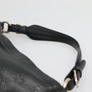 MCM Vicetos Logogram Shoulder Bag Leather 2way Black Auth 133981-8