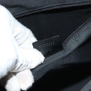 GUCCI GG Canvas Jackie Shoulder Bag Black Silver 001 3355 1781 Auth 133986-22