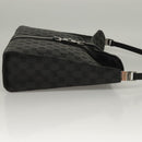 GUCCI GG Canvas Jackie Shoulder Bag Black Silver 001 3355 1781 Auth 133986-4