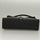GUCCI GG Canvas Jackie Shoulder Bag Black Silver 001 3355 1781 Auth 133986-9
