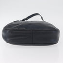 CHANEL COCO Mark Shoulder Bag Caviar Skin Navy CC Auth 133988-14