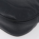 CHANEL COCO Mark Shoulder Bag Caviar Skin Navy CC Auth 133988-16