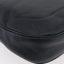 CHANEL COCO Mark Shoulder Bag Caviar Skin Navy CC Auth 133988-9