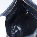 CHANEL COCO Mark Shoulder Bag Caviar Skin Navy CC Auth 133988-19