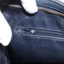 CHANEL COCO Mark Shoulder Bag Caviar Skin Navy CC Auth 133988-12