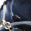CHANEL COCO Mark Shoulder Bag Caviar Skin Navy CC Auth 133988-23