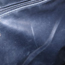 CHANEL COCO Mark Shoulder Bag Caviar Skin Navy CC Auth 133988-25