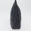CHANEL COCO Mark Shoulder Bag Caviar Skin Navy CC Auth 133988-4