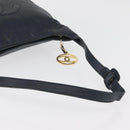 CHANEL COCO Mark Shoulder Bag Caviar Skin Navy CC Auth 133988-8