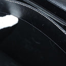 Salvatore Ferragamo Hand Bag Leather Black Gold Auth 133992-20