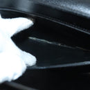 Salvatore Ferragamo Hand Bag Leather Black Gold Auth 133992-11