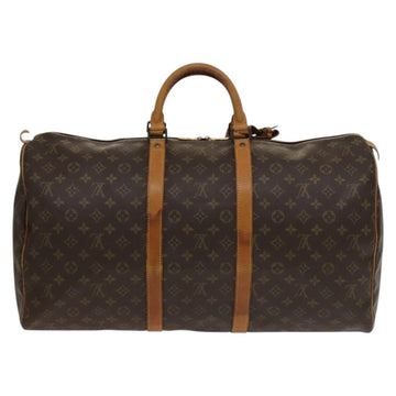 LOUIS VUITTON Monogram Keepall 55 Boston Bag M41424 LV Auth 133994 - 0