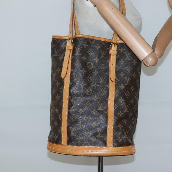 LOUIS VUITTON Monogram Bucket GM Shoulder Bag M42236 LV Auth 133995