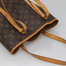 LOUIS VUITTON Monogram Bucket GM Shoulder Bag M42236 LV Auth 133995-6