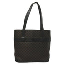 CELINE Macadam Canvas Hand Bag PVC Leather Black Gold Auth 134008-13