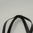CELINE Macadam Canvas Hand Bag PVC Leather Black Gold Auth 134008-14