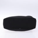 Salvatore Ferragamo Vala Shoulder Bag Canvas Black Silver Auth 134009-5