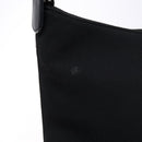 Salvatore Ferragamo Vala Shoulder Bag Canvas Black Silver Auth 134009-10