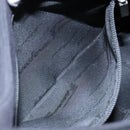 Salvatore Ferragamo Vala Shoulder Bag Canvas Black Silver Auth 134009-22