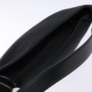 Salvatore Ferragamo Vala Shoulder Bag Canvas Black Silver Auth 134009-6