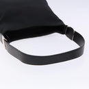 Salvatore Ferragamo Vala Shoulder Bag Canvas Black Silver Auth 134009-7