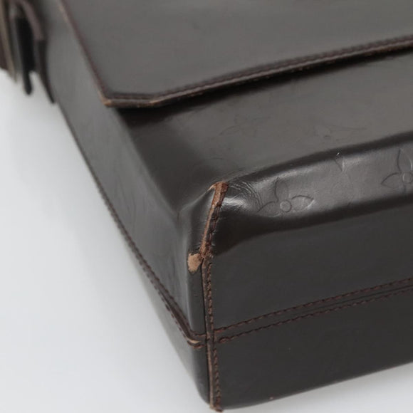 LOUIS VUITTON Monogram Grasse Fonzie Shoulder Bag Brown M46570 LV Auth 134011