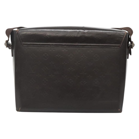 LOUIS VUITTON Monogram Grasse Fonzie Shoulder Bag Brown M46570 LV Auth 134011