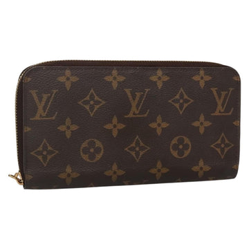 LOUIS VUITTON Monogram Zippy Wallet Long Wallet M42616 LV Auth 134012