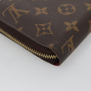 LOUIS VUITTON Monogram Zippy Wallet Long Wallet M42616 LV Auth 134012-11