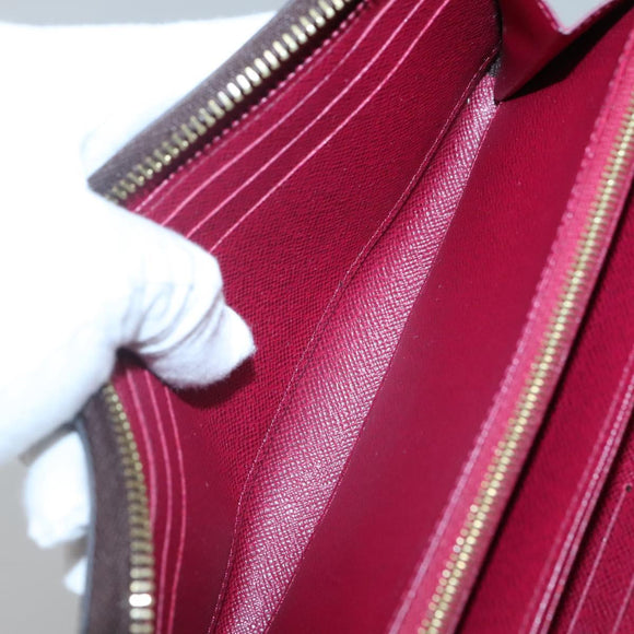 LOUIS VUITTON Monogram Zippy Wallet Long Wallet M42616 LV Auth 134012