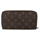 LOUIS VUITTON Monogram Zippy Wallet Long Wallet M42616 LV Auth 134012-3