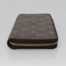 LOUIS VUITTON Monogram Zippy Wallet Long Wallet M42616 LV Auth 134012-4