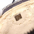FENDI Zucca Canvas Hand Pouch Black Brown Auth 134013-11