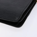 LOUIS VUITTON Epi Bicolor Free Run Shoulder Bag Black Blue M52415 LV Auth 134034-15