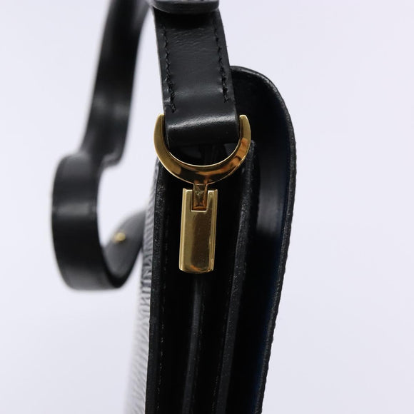 LOUIS VUITTON Epi Bicolor Free Run Shoulder Bag Black Blue M52415 LV Auth 134034